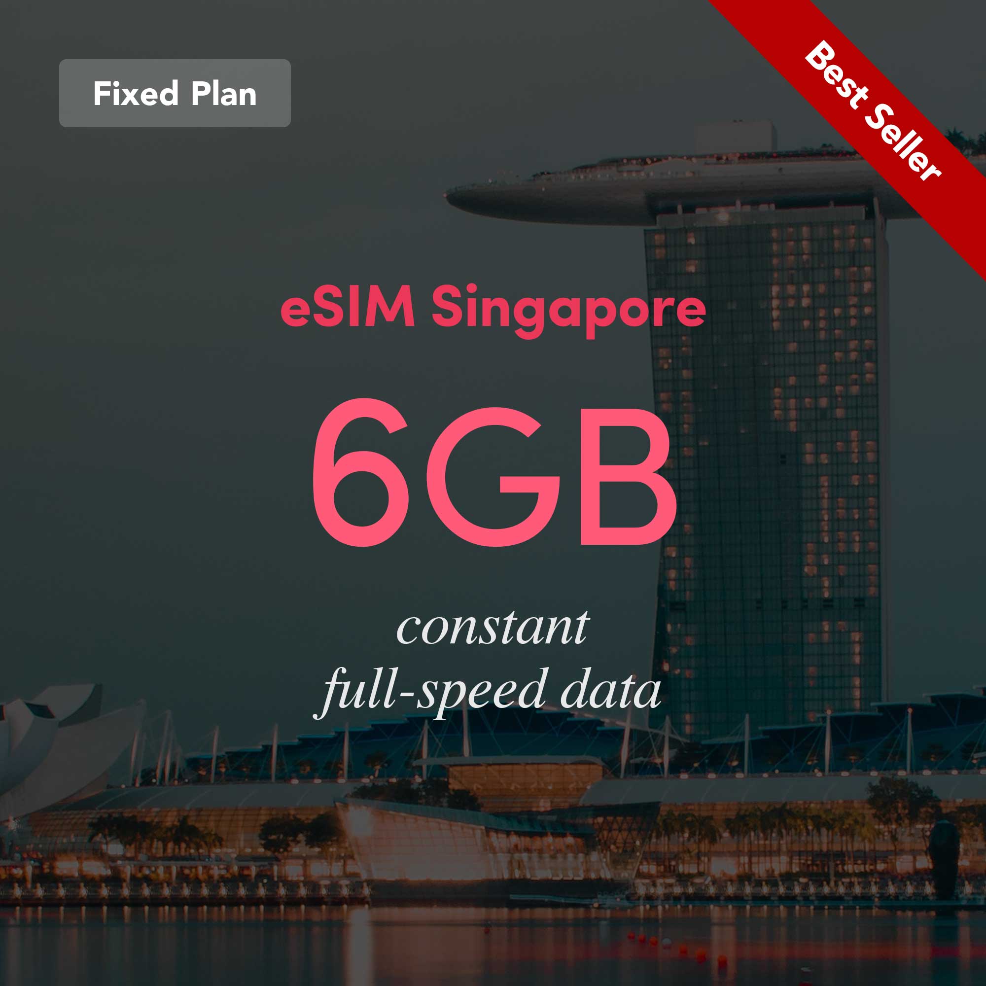 eSIM Singapore Fixed Plan 6GB
