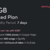 eSIM Singapore Fixed Plans 1